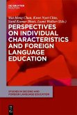 Perspectives on Individual Characteristics and Foreign Language Education (eBook, PDF)