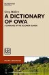 A Dictionary of Owa (eBook, PDF) - Bild 1