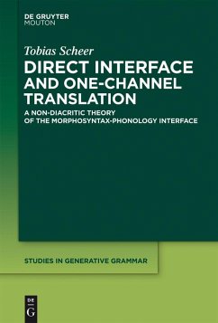 Direct Interface and One-Channel Translation (eBook, PDF) - Scheer, Tobias