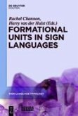 Formational Units in Sign Languages (eBook, PDF)