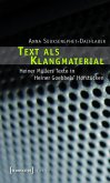 Text als Klangmaterial (eBook, PDF)