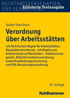 Verordnung über Arbeitsstätten (eBook, ePUB) - Steinborn, Volker
