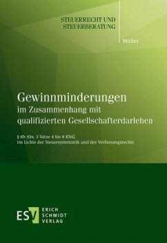 Gewinnminderungen im Zusammenhang mit qualifizierten Gesellschafterdarlehen - Müller, Dominik