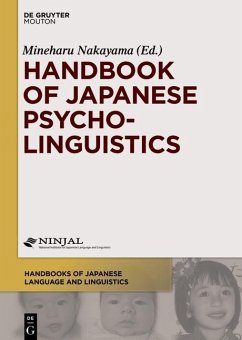 Cover Handbook of Japanese Psycholinguistics (eBook, PDF)