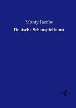 Cover Deutsche Schauspielkunst