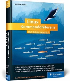 Linux-Kommandoreferenz, m. CD-ROM - Kofler, Michael