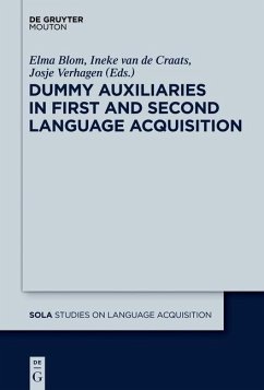 Cover Dummy Auxiliaries in First and Second Language Acquisition (eBook, PDF)