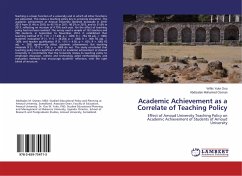 Academic Achievement as a Correlate of Teaching Policy
