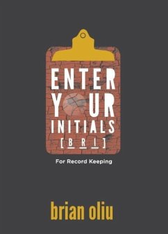 Enter Your Initials for Record Keeping