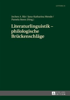 Cover Literaturlinguistik - philologische Brückenschläge