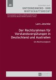 Der Rechtsrahmen für Vorstandsvergütungen in Deutschland und Australien