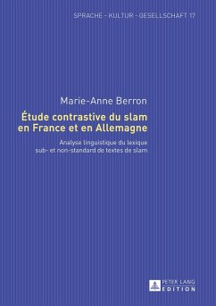 Étude contrastive du slam en France et en Allemagne - Berron, Marie-Anne