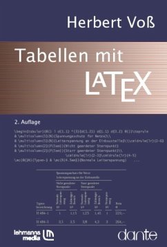 Tabellen mit LaTex (eBook, PDF) - Voß, Herbert