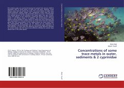 Concentrations of some trace metals in water, sediments & 2 cyprinidae