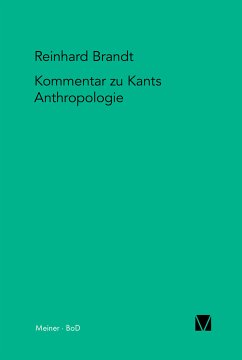 Kritischer Kommentar zu Kants Anthropologie in pragmatischer Hinsicht (1798) (eBook, PDF) - Brandt, Reinhard