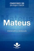 Comentários SBB - Mateus versículo a versículo (eBook, ePUB)