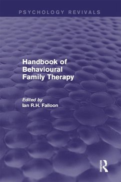 Cover Handbook of Behavioural Family Therapy (eBook, PDF)