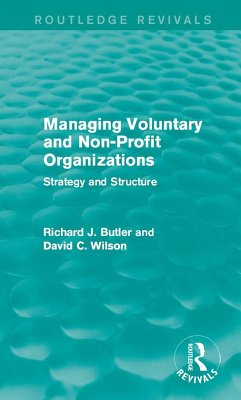 Cover Managing Voluntary and Non-Profit Organizations (eBook, ePUB)