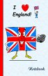 I Love England - Notebook / Notizbuch - Bild 1