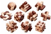 Philos 6922 - Holzpuzzle-Sortiment, mit 10 unterschiedlichen Knobelspielen