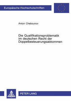 Cover Die Qualifikationsproblematik im deutschen Recht der Doppelbesteuerungsabkommen