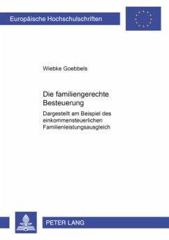 Cover Die familiengerechte Besteuerung