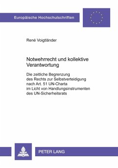 Cover Notwehrrecht und kollektive Verantwortung