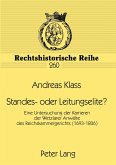 Standes- oder Leistungselite?