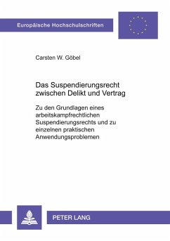 Cover Das Suspendierungsrecht zwischen Delikt und Vertrag