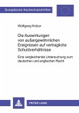 Die Auswirkungen von außergewöhnlichen Ereignissen auf vertragliche Schuldverhältnisse Die Auswirkungen von außergewöhnlichen Ereignissen auf vertragliche Schuldverhältnisse
