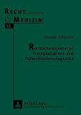 Rechtliche Aspekte der Präimplantations- und Präfertilisationsdiagnostik Rechtliche Aspekte der Präimplantations- und Präfertilisationsdiagnostik