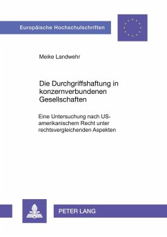 Cover Die Durchgriffshaftung in konzernverbundenen Gesellschaften