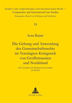 Cover Die Geltung und Anwendung des Gemeinschaftsrechts im Vereinigten Königreich von Großbritannien und Nordirland