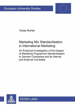 Cover Marketing Mix Standardisation in International Marketing