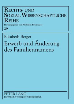 Cover Erwerb und Änderung des Familiennamens