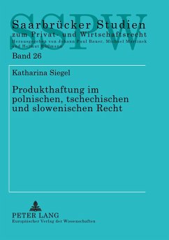 Cover Produkthaftung im polnischen, tschechischen und slowenischen Recht