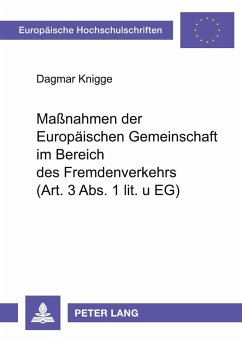 Cover Maßnahmen der Europäischen Gemeinschaft im Bereich des Fremdenverkehrs (Art. 3 Abs. 1 lit. u EG)
