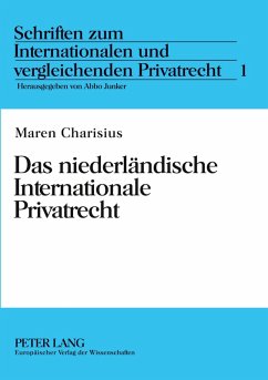 Cover Das niederländische Internationale Privatrecht