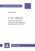 § 1 Abs. 1 BNatSchG § 1 Abs. 1 BNatSchG