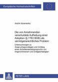 Die vom Annehmenden verschuldete Aufhebung einer Adoption ( 1763 BGB) als vermögensrechtliches Problem