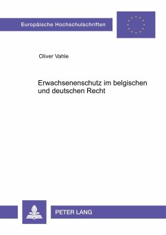 Cover Erwachsenenschutz im belgischen und deutschen Recht