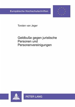 Cover Geldbuße gegen juristische Personen und Personenvereinigungen