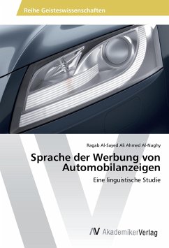 Sprache der Werbung von Automobilanzeigen