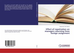 Effect of repatriation on managers returning from foreign assignment