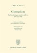 Glossarium.: Aufzeichnungen aus den Jahren 1947 bis 1958.