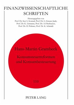 Cover Konsumsteuerreformen und Konsumbesteuerung