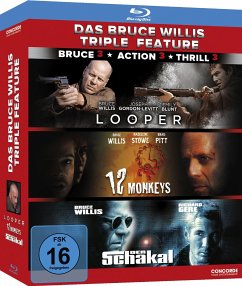 Das Bruce Willis Triple Feature BLU-RAY Box - Bruce Willis/Joseph Gordon-Levitt