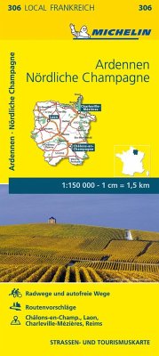 Michelin Karte Ardennen, Nördliche Champagne