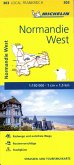 Michelin Karte Normandie West; Calvados, Manche