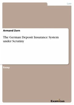 The German Deposit Insurance System under Scrutiny - Zorn, Armand